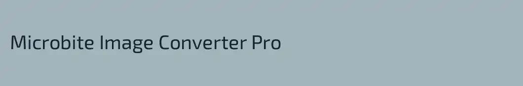 Microbite Image Converter Pro